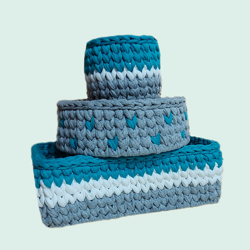 ست سبد وسایل کودک مدل New born مجموعه 3 عددی