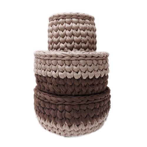 سبد قلاب بافی تریکو کد 352 مجموعه 3 عددی